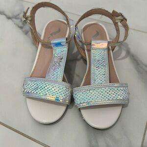 Nina sequin sandal little girls size 13